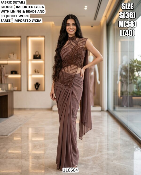 Elegant Imported Lycra Saree Collection