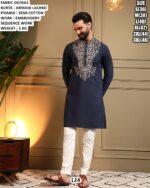 Armani Lachko Embroidery Kurta Pajama Set