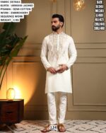 Armani Lachko Embroidery Kurta Pajama Set