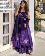Party Wear Embroidered Silk Suit Set
