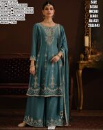 Premium Rangoli Crush Top Bottom Dupatta Set