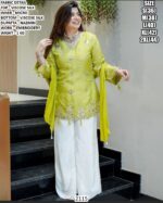 Viscose Silk Embroidery Suit Set