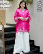 Viscose Silk Embroidery Suit Set