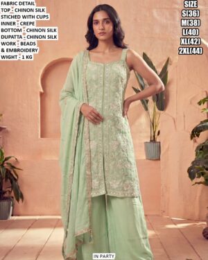 Designer Beads Work Suit For Women