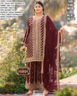 Elegant Occasion Wear Top Bottom Set