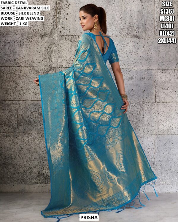Kanjivaram Silk Zari Weaving Saree