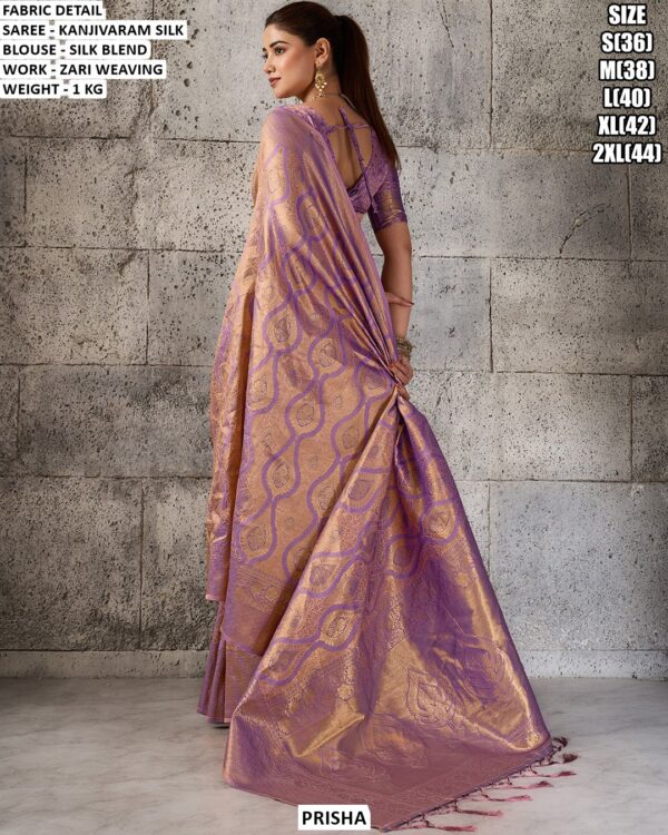 Kanjivaram Silk Zari Weaving Saree