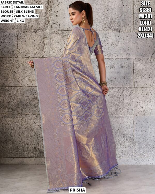 Kanjivaram Silk Zari Weaving Saree
