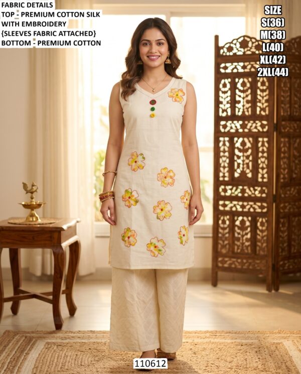 Premium Embroidery Work Co Ord Set & Kurti Set