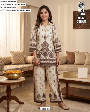Premium Embroidery Work Co Ord Set & Kurti Set