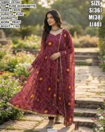 Festive Wear Pure Georgette Printed Outfit