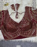 Pure Soft Italian Silk Handwork Padded Blouse