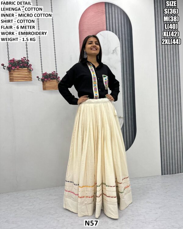 Designer Embroidery Work Lehenga Set