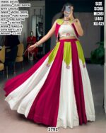 Pure Rayon Pearls Work Lehenga Set