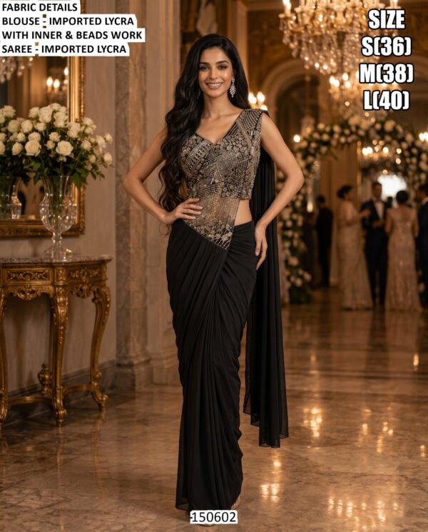 Beautiful Occasion Wear Saree With Blouse
