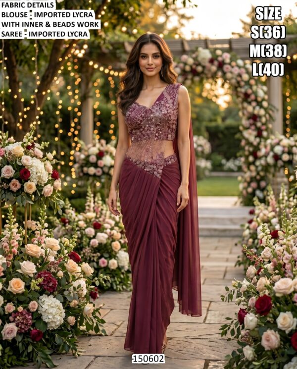 Beautiful Occasion Wear Saree With Blouse