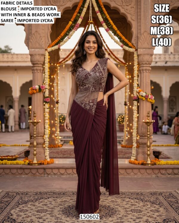Beautiful Occasion Wear Saree With Blouse