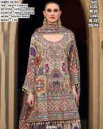 Heavy Chinon Digital Print Suit Set With Dupatta