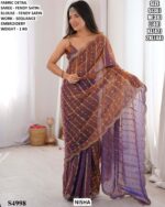 Graceful Sequence Work Saree For Women