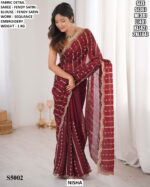 Graceful Sequence Work Saree For Women