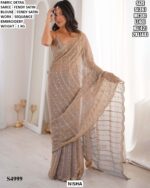 Graceful Sequence Work Saree For Women