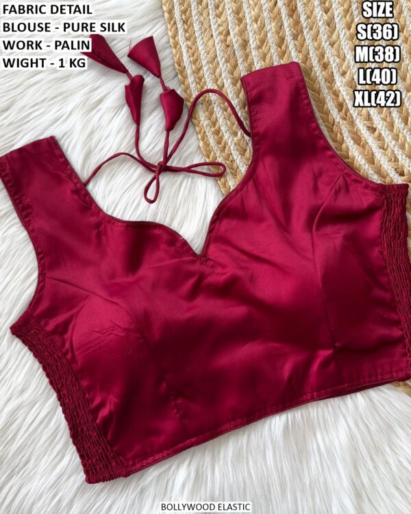 Trendy Pure Silk Designer Blouse