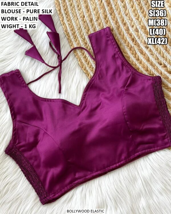 Trendy Pure Silk Designer Blouse