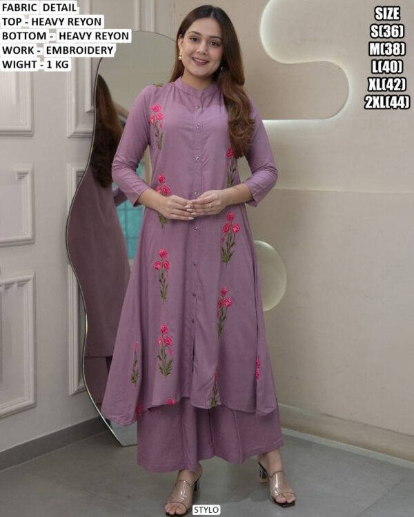 Stylish Casual Wear Heavy Reyon Set