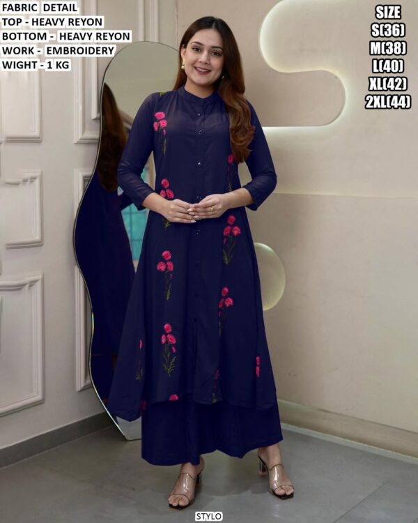 Stylish Casual Wear Heavy Reyon Set