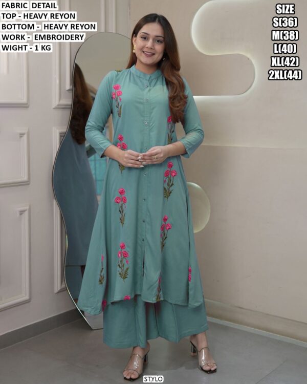Stylish Casual Wear Heavy Reyon Set