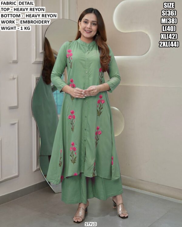 Stylish Casual Wear Heavy Reyon Set