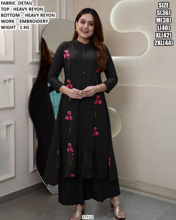 Stylish Casual Wear Heavy Reyon Set