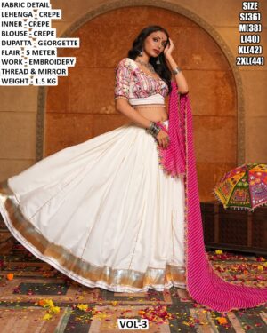 Trendy Designer Lehenga With Thread Work