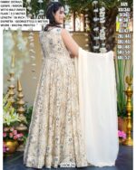 Rayon Digital Printed Gown With Dupatta