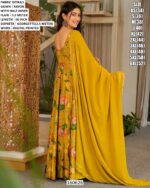 Rayon Digital Printed Gown With Dupatta