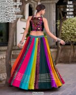 Pure Rayon Lehenga Set With Printed Design