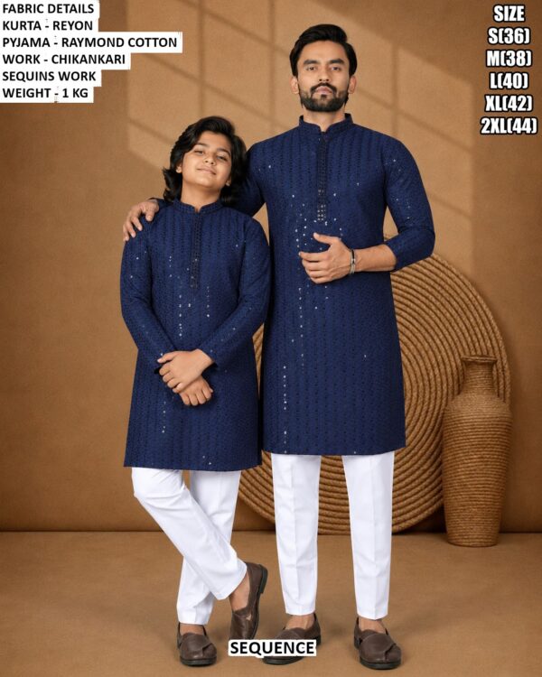 Matching Traditional Kurta Pyjama Collection