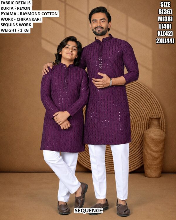 Matching Traditional Kurta Pyjama Collection