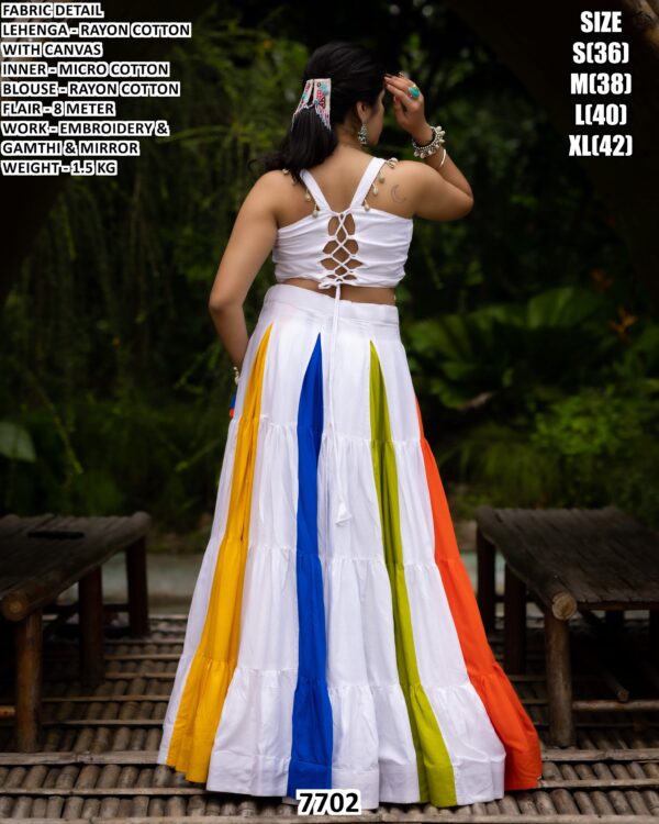 Rayon Cotton Lehenga Choli For Navratri