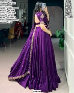 Designer Thread Embroidery Lehenga For Women