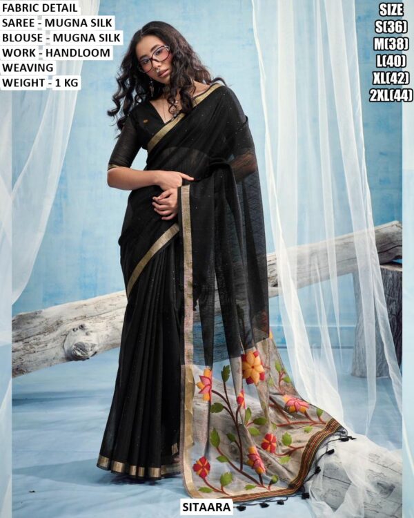 Stylish Festive Wear Mugna Silk Saree