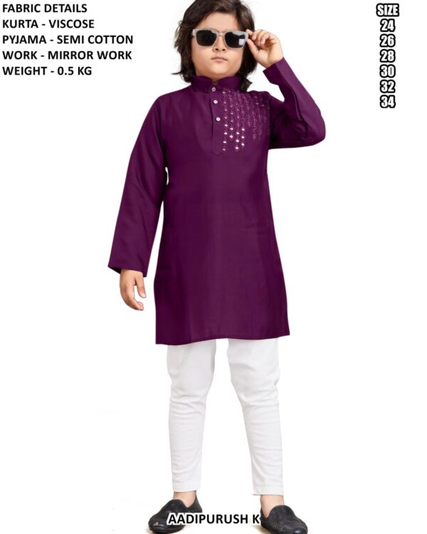 Elegant Traditional Wear Kids Outfit