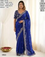 Trendy Designer Fendy Satin Saree