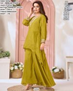 Festive Wear Chinon Embroidered Set For Women