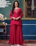 Festive Wear Chinon Embroidered Set For Women