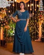 Stylish Printed Gown For Women