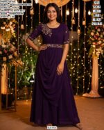 Stylish Printed Gown For Women