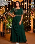 Stylish Printed Gown For Women