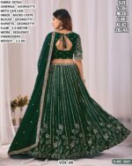 Georgette Sequence Embroidery Lehenga Set