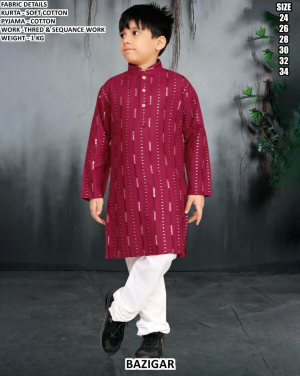 Stylish Festive Wear Kids Kurta Pajama